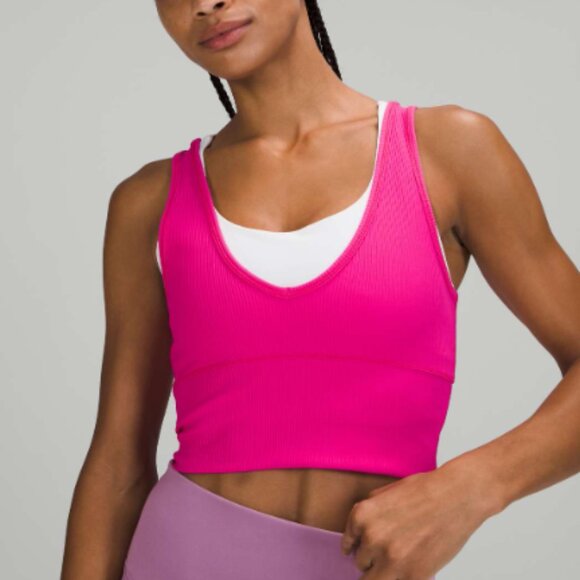 *Sold* Lululemon Power Pivot Ribbed Tank - Picture 3 of 5